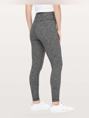 Lululemon Wunder Under High-Rise Leggings 28” - Heathered Black